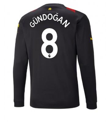 Manchester City Ilkay Gundogan #8 Bortedrakt 2022-23 Langermet